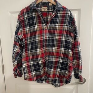RedHead Men's Red and Blue Plaid Flannel